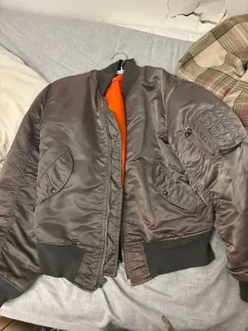 그레이 MA-1 플라이트 자켓 size s