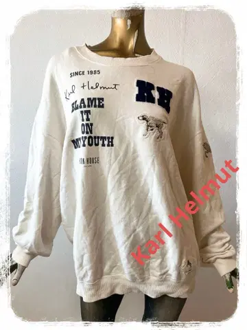 T20221 Karl Helmut 맨투맨 트레이닝복 M