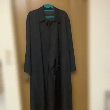 INGEBORG 블랙 롱 코트