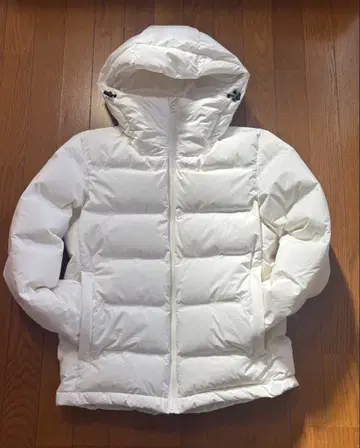 UNIQLO 다운 후드티 남성용 M 화이트