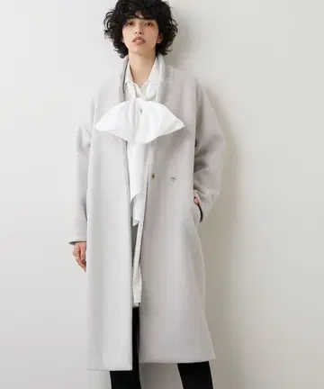 윔 가젯 Whim Gazette 메린포 롱 코트 체스터 코트