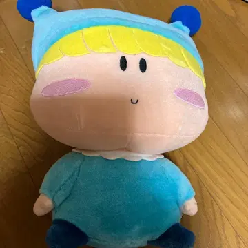 못말리는 파닥파닥! 스크래치사제 점보 봉제 인형 밀모 헤이세이 레트로