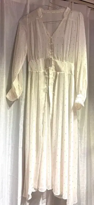 archives 아이보리 튤 블라우스 롱