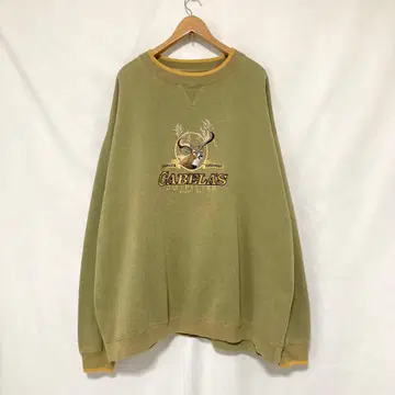 90s 00s CABELAS 맨투맨 빅 사이즈 Y2K 구제 의류 3XL