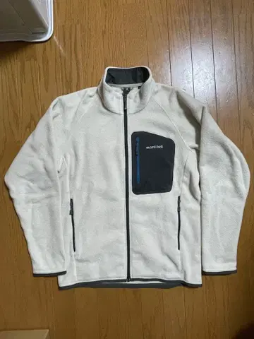 mont-bell 크리마플러스 100 플리스 자켓 L 아이보리