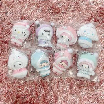 산리오 치비토모 시크릿 키링 눈의 정령 컴플리트