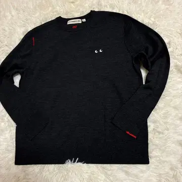 거의 미사용 UNIQLO ANYA HINDMARCH 니트 그레이 XL