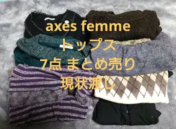 현상 유지/7점 묶음 판매 엑시즈팜 axes femme 상의