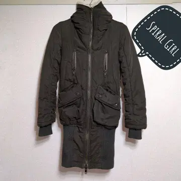 Spiral Girl 보아 점퍼 카키