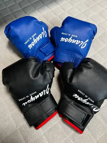 복싱 그로브 파랑 블랙