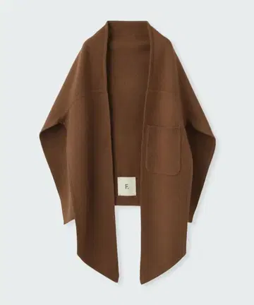 신상 에프도트 F. 퓨어 메리노울 스톨 브라운