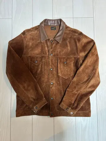 tenderloin 스웨이드 가죽 자켓 브라운 M