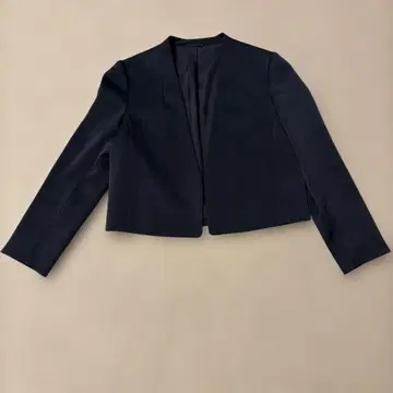 ANAYI 노카라 자켓 네이비