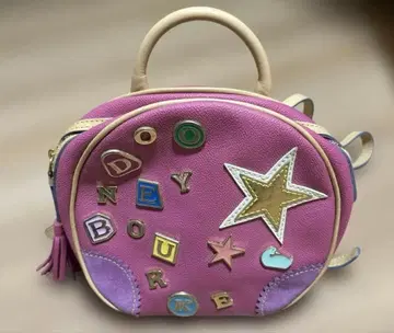 Dooney & Bourke 핑크 가죽 핸드백