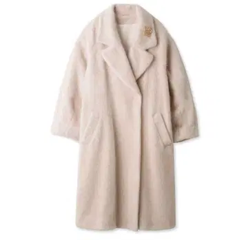 [ 가격 인하 가능 ] SNIDEL 샤기 코쿤 코트 1 BEG