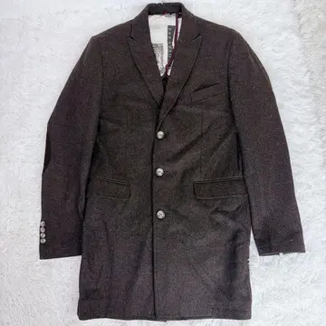 고급 상질 Alessandro di Lange 이탈리아제 체스터 코트