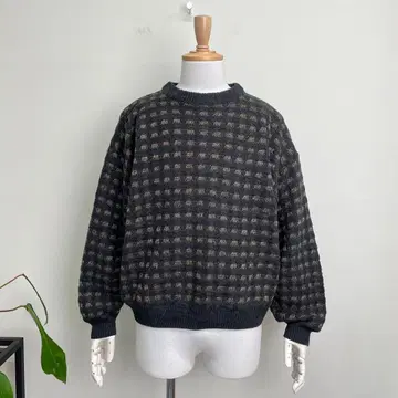 90s Jantzen 총무늬 니트 스웨터 빈티지 구제 의류 아크릴