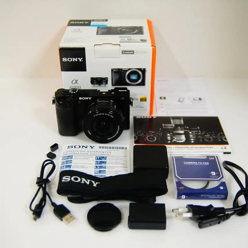 [소니] A6000 블랙 미러리스 박스셋 팝니다.(4,321컷)
