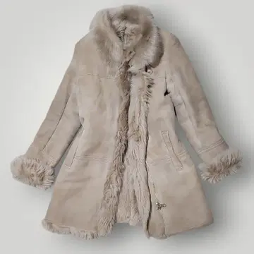 리얼 무스탕 코트 양가죽 XS STUNNING LURE