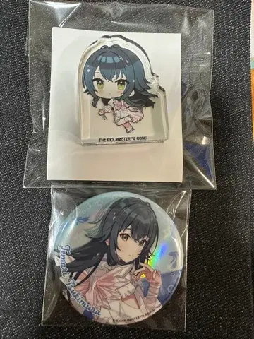 츠키무라 테마리 아크릴 블록 오로라 캔뱃지 하츠보시 수족관