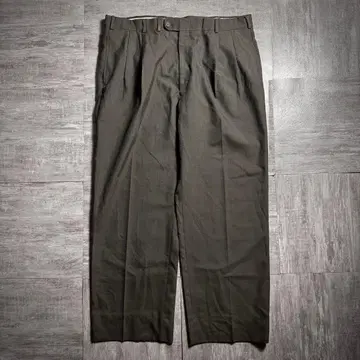 [ 00's ] 빈티지 스트라이프 울 와이드 슬랙스 W38 상당