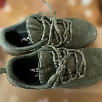 MERRELL 카키 스니커즈 WRAPT
