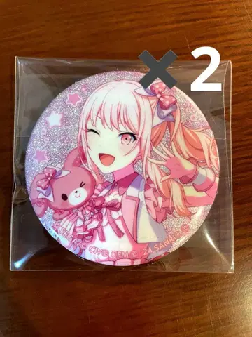 아키야마 미즈키 산리오 콜라보 글리터 캔뱃지