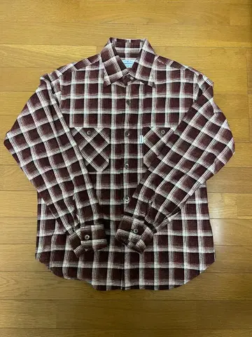 Subculture cotton check shirt