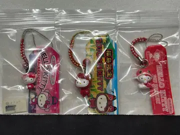 레어 헬로키티 지역 한정 키티 끈 스트랩 3종 세트