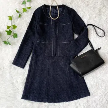 RUIRUE BOUTIQUE 수트 셋업 스커트 트위드 9호