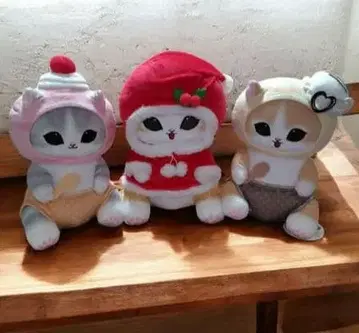 mofusand 아이스냥 크리스마스냥 BIG 봉제 인형 세트