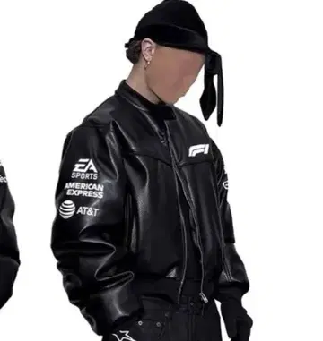 RYE CHAIN 레더 봄버 자켓