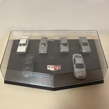 GT 미니카 세트 6대 투명 케이스 포함