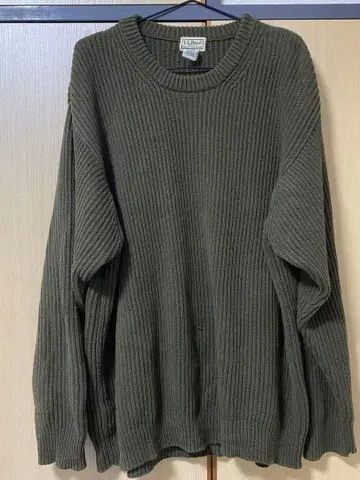 L.L.Bean 올리브 그린 스웨터 XL-REG