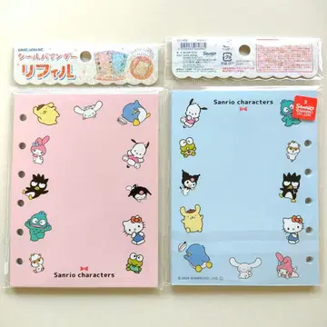 산리오 캐릭터 씰 바인더 리필 20매 카미오 재팬