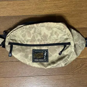 HYSTERIC GLAMOUR 카모 패턴 바디백