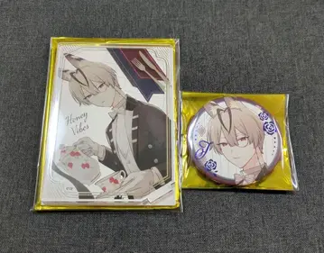 Honey Vibes 오토마 아크릴 스탠드 캔뱃지 테오 하니브 오토후유