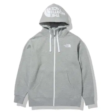 THE NORTH FACE 그레이 풀 집업 후드티