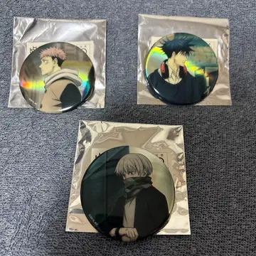 주술회전 x MAPPA 캔뱃지 후시구로, 이타도리, 이누마키