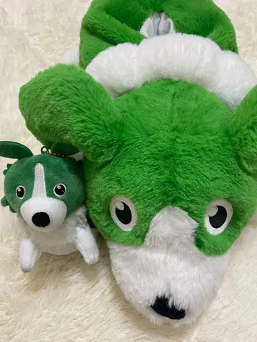 미도리이로가샤 브로콜리 봉제 인형 티슈 케이스