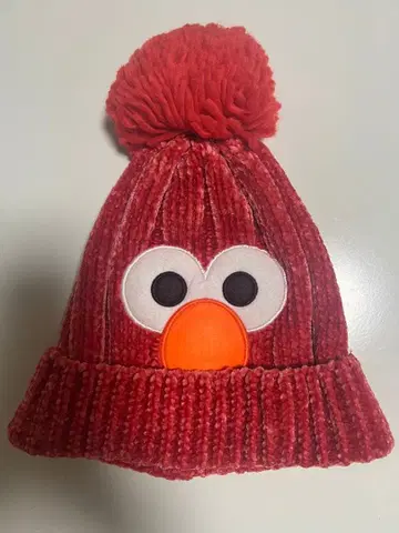 엘모 폼폼 포함 모자 프리 사이즈