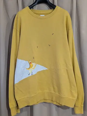 graniph 그라니프 후르츠 몬스터 바나나 맨투맨 L