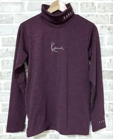 칼카니 KARL KANI 자수 골프 하이넥 속기모 긴팔 S