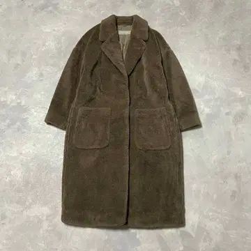 PLAIN PEOPLE 플레인 피플 보아 롱 테일러드 코트