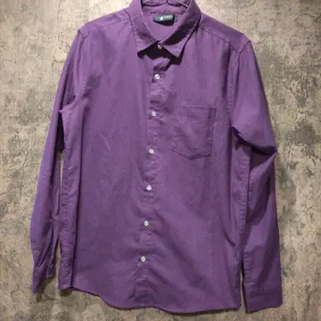 나노 유니버스 퍼플 긴팔 셔츠 보라색 M 사이즈