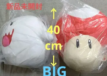 [ 미개봉 새상품 ] 슈퍼 마리오 테레사 버섯 봉제 인형 40cm 2세트