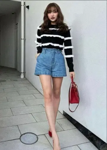 shelier 데님 숏팬츠 M 사이즈