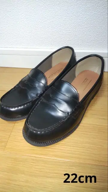 HARVAR 블랙 로퍼 22.0 cm