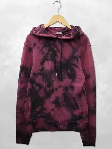 드리스반노튼 타이다이 염색 맨투맨 풀오버 후드티 S