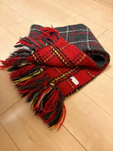 폴스미스 울 혼방 체크 머플러